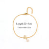 Wholesale Jewelry Casual Simple Style Classic Style Letter 201 Stainless Steel Anklet