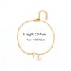 Wholesale Jewelry Casual Simple Style Classic Style Letter 201 Stainless Steel Anklet