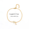 Wholesale Jewelry Casual Simple Style Classic Style Letter 201 Stainless Steel Anklet