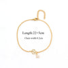 Wholesale Jewelry Casual Simple Style Classic Style Letter 201 Stainless Steel Anklet
