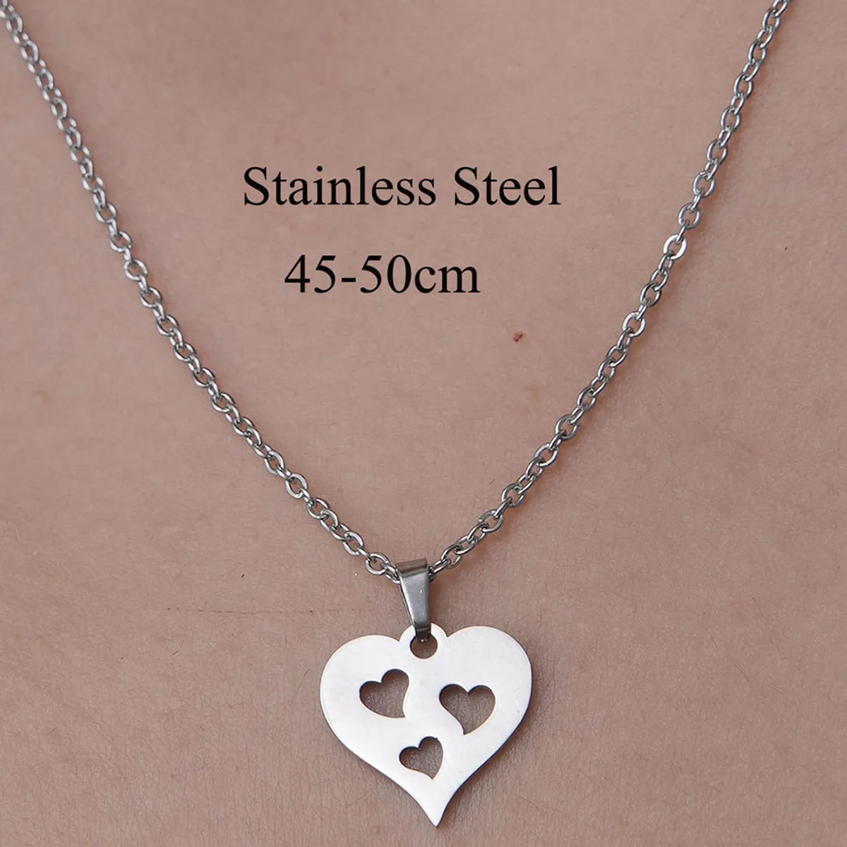 Wholesale Jewelry Casual Simple Style Infinity Life Tree 201 Stainless Steel Polishing Hollow Out Pendant Necklace