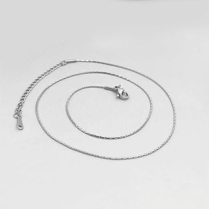 Wholesale Jewelry Casual Simple Style Solid Color 201 Stainless Steel Necklace