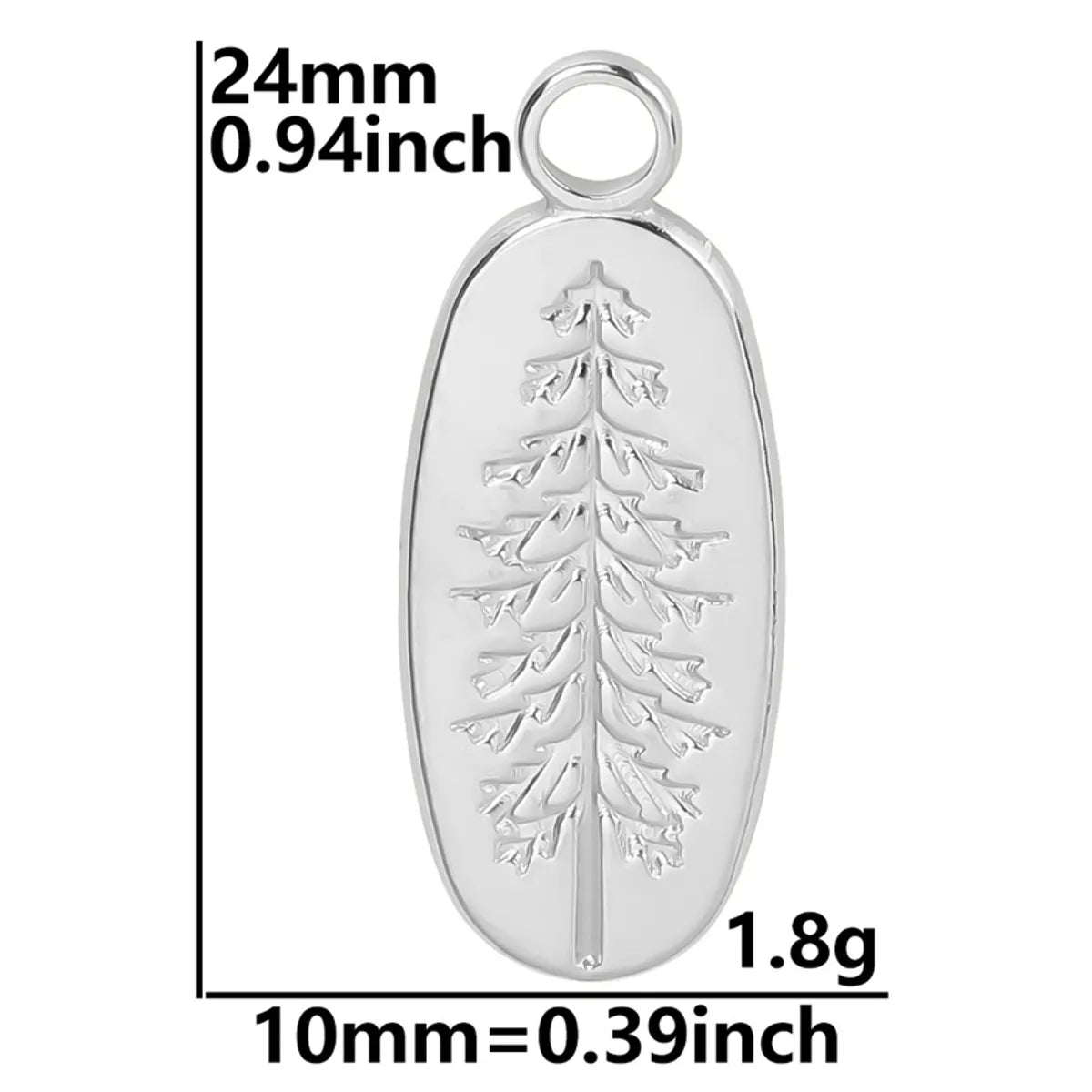 Wholesale Jewelry Casual Simple Style Tree 304 Stainless Steel 18K Gold Plated Pendant Necklace Necklace Pendant