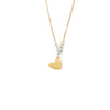 Wholesale Jewelry Casual Simple Style U Shape Customization Laser Engraving 304 Stainless Steel 18K Gold Plated Mixed Metal Pendant Necklace Cable Chain