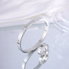 Wholesale Jewelry Casual Solid Color Titanium Steel Rings Bangle Jewelry Set