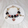 Wholesale Jewelry Casual Sweet Animal Cartoon Character Heart Shape Alloy Rhinestones Beaded Plating Inlay Bangle