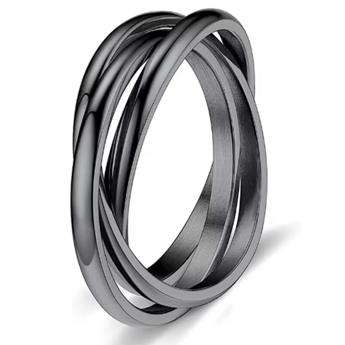 Wholesale Jewelry Casual Sweet Simple Style Circle Titanium Steel Rings