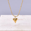 Wholesale Jewelry Casual Sweet Simple Style Heart Shape 304 Stainless Steel Titanium Steel 18K Gold Plated Pendant Necklace