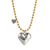 Wholesale Jewelry Casual Vacation Classic Style Heart Shape 304 Stainless Steel Beaded Jewelry Set