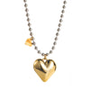 Wholesale Jewelry Casual Vacation Classic Style Heart Shape 304 Stainless Steel Beaded Jewelry Set