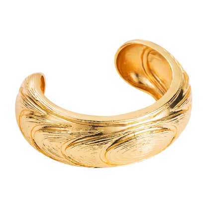 Casual Vacation Classic Style Solid Color Gold Plated Silver Plated Alloy Wholesale Bangle