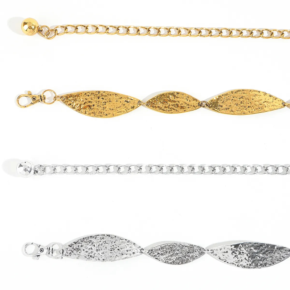 Wholesale Jewelry Casual Vintage Style Simple Style Leaf Alloy Buckle Metal Button Waist Chain