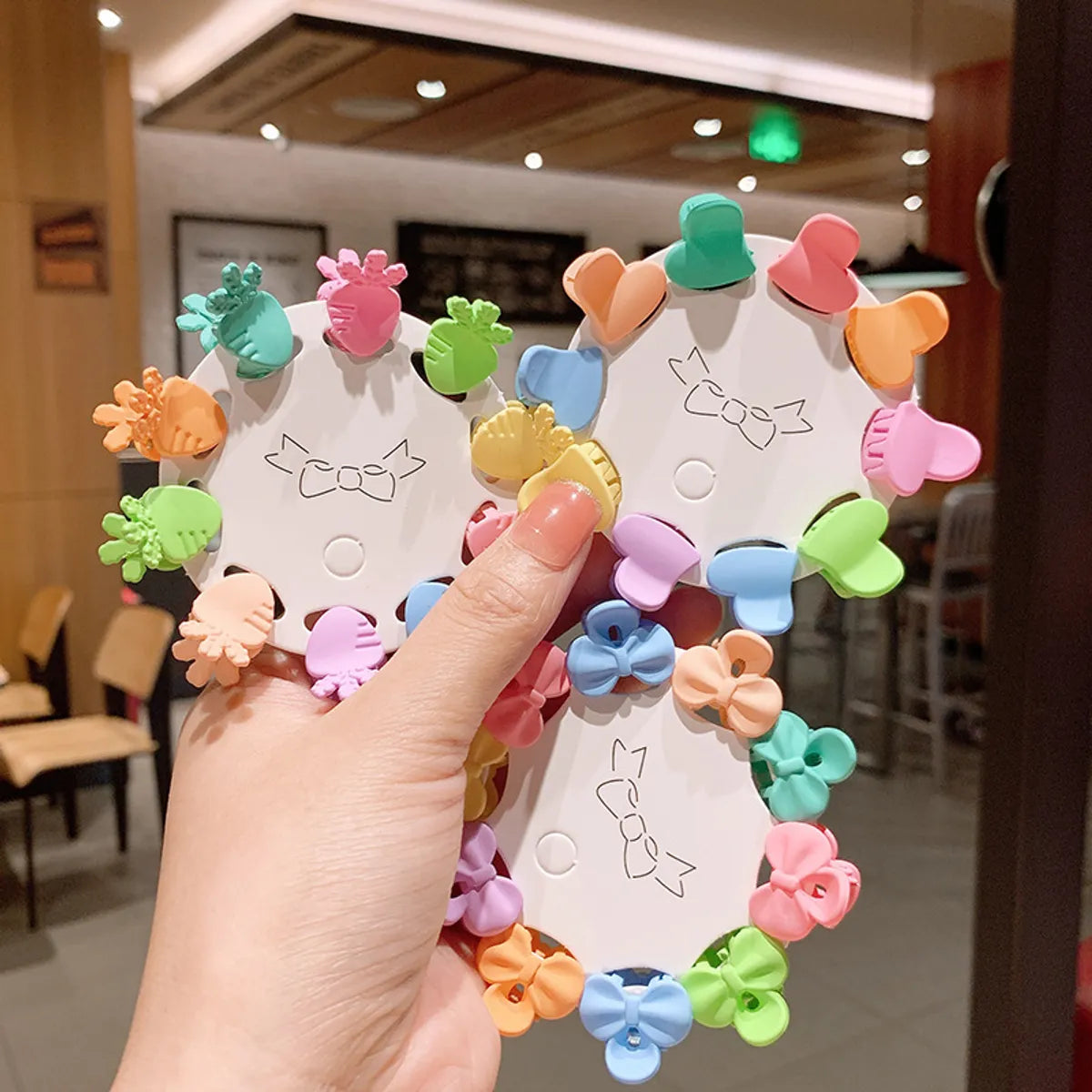 Korean New Children'S Hair Accessories Cute Baby Candy Color Grip Suit Colorful Girls Small Hairclip Princess Headdress