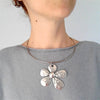 Chinoiserie Flower Alloy Women'S Choker