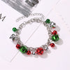 Wholesale Jewelry Christmas Bell Alloy Electroplated Necklace Bracelet Earrings Set