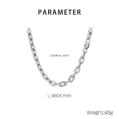 Wholesale Jewelry Classic Style Commute Geometric 304 Stainless Steel Bracelets Necklace