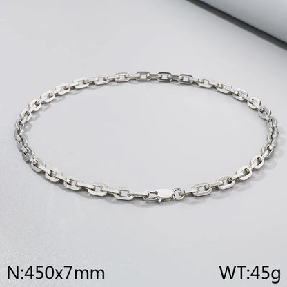 Wholesale Jewelry Classic Style Commute Geometric 304 Stainless Steel Bracelets Necklace