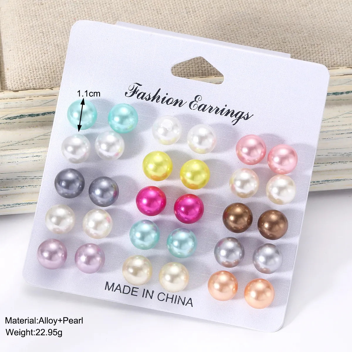 Wholesale Jewelry Classic Style Commute Solid Color Alloy Stoving Varnish Ear Studs