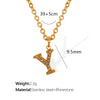 Wholesale Jewelry Classic Style Letter Titanium Steel Rhinestones Plating Inlay Pendant Necklace