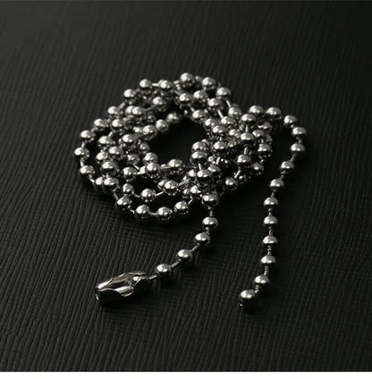 Wholesale Jewelry Classical Classic Style Cross 304 Stainless Steel Beaded Plating Pendant Necklace