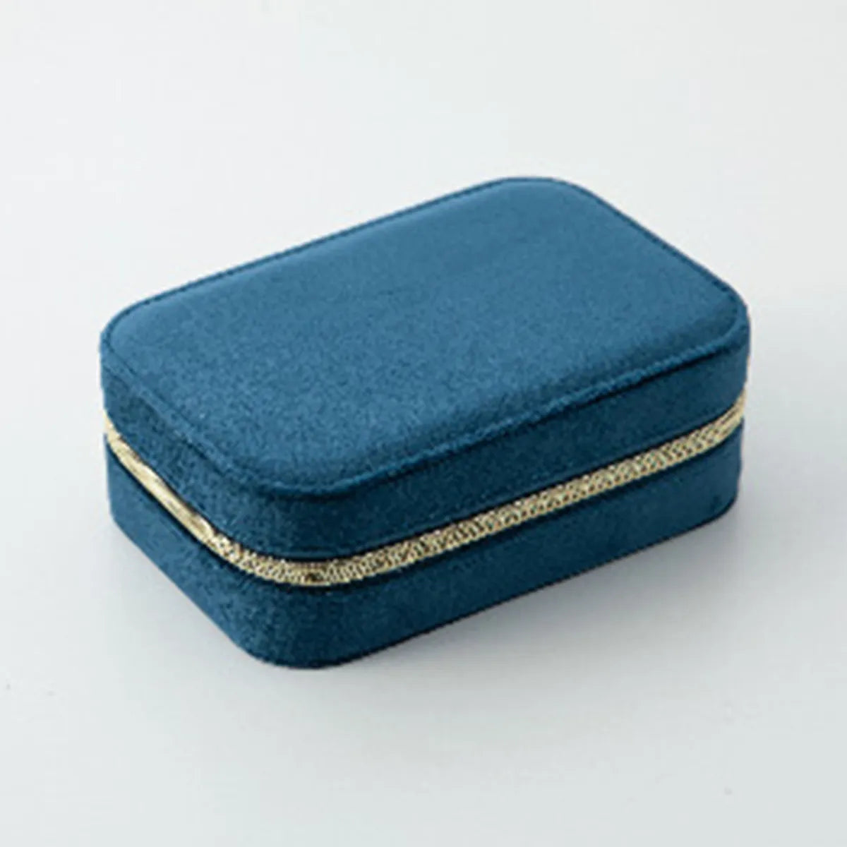 Wholesale Jewelry Classical Vacation Solid Color Velvet Jewelry Boxes