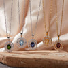 Wholesale Jewelry Clavicle Chain Necklace Pendant Highend Luxury 925 Sterling Silver 18K Gold Plated Geometric Design Set With Gems