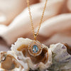 Wholesale Jewelry Clavicle Chain Necklace Pendant Highend Luxury 925 Sterling Silver 18K Gold Plated Geometric Design Set With Gems