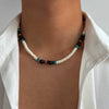 Wholesale Jewelry Coconut Shell Geometric Handmade Men's Necklace