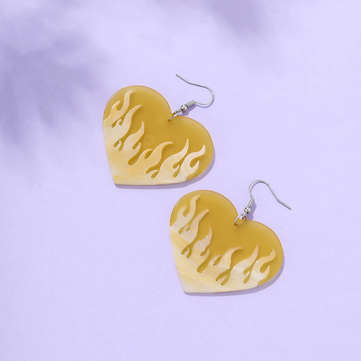 Heart No Inlaid Earrings