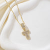 Wholesale Jewelry Copper Alloy Micropaved Zircon Letter Pendant Necklace Set With Diamonds Melon Seed Chain Unisex