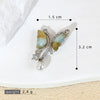 Wholesale Jewelry Copper Animal Zodiac Cartoon Style Micropaved Shell Butterfly Pearl Pendant Necklace And Earrings Accessories