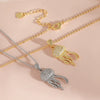Wholesale Jewelry Copper Animal Zodiac Jellyfish Pendant O Word Chain Necklace Electroplated For Women