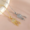 Wholesale Jewelry Copper Animal Zodiac Jellyfish Pendant O Word Chain Necklace Electroplated For Women