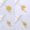 Wholesale Jewelry Copper Animal Zodiac Lion Head Pendant Hip Hop Style Microinlaid Zircon Electroplating