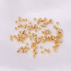 Wholesale Jewelry Copper Beads Simple Natural Style Electroplating For Bracelet Necklace Accessories