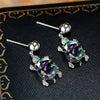 Wholesale Jewelry Copper Cartoon Animal Turtle Earrings
