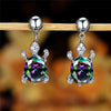 Wholesale Jewelry Copper Cartoon Animal Turtle Earrings