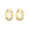 Wholesale Jewelry Copper Daisy Dripping Oil Style Ladies Earrings And Hand Accessories Set