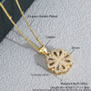 Wholesale Jewelry Copper Electroplated Heartshaped Love Lock Pendant Ochain Necklace For Women