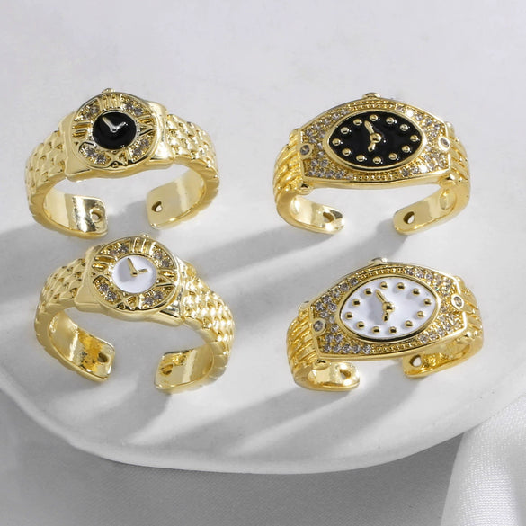 Wholesale Jewelry Copper Electroplating Opening Ring For Women