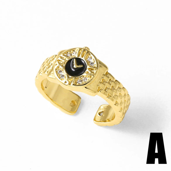 Wholesale Jewelry Copper Electroplating Opening Ring For Women