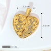 Wholesale Jewelry Copper Engraved Animal Zodiac Wings Clavicle Necklace Pendant Set With Diamonds Women's Fashion Accessories