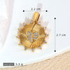 Wholesale Jewelry Copper Engraved Animal Zodiac Wings Clavicle Necklace Pendant Set With Diamonds Women's Fashion Accessories