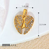 Wholesale Jewelry Copper Engraved Animal Zodiac Wings Clavicle Necklace Pendant Set With Diamonds Women's Fashion Accessories