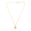 Wholesale Jewelry Copper Fivepointed Star Pendant Necklace With Zircon Electroplating For Women