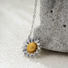 Wholesale Jewelry Copper Flower Pendant Bamboo Chain Electroplating Women's Necklace