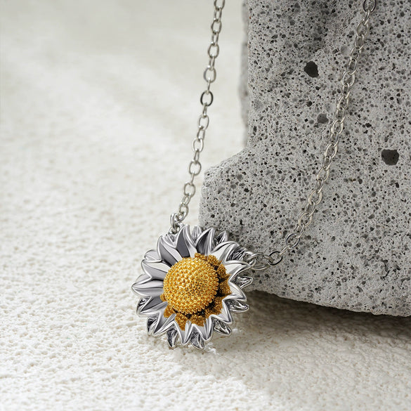 Wholesale Jewelry Copper Flower Pendant Bamboo Chain Electroplating Women's Necklace