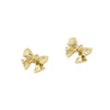 Wholesale Jewelry Copper Geometric Bow Inlaid Zircon Electroplated Pendant Accessories Material