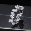 Wholesale Jewelry Copper Geometric Cartoon Style Ring With Zirconglass Inlay For Women And Unisex
