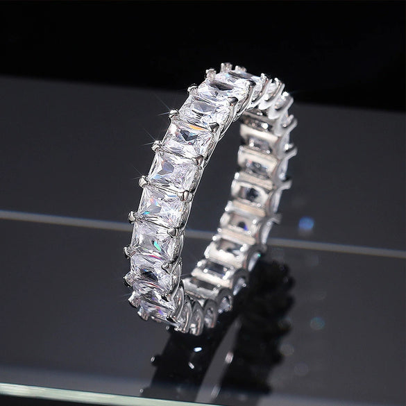 Wholesale Jewelry Copper Geometric Cartoon Style Ring With Zirconglass Inlay For Women And Unisex